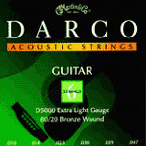 Darco Bronze Acoustic Guitar Strings - Medium, 3 Sets