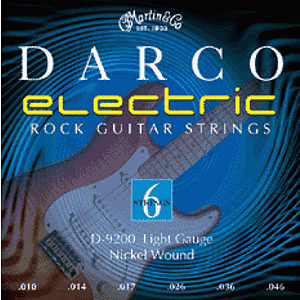 Darco Electric Guitar Strings - Light, 3 Sets