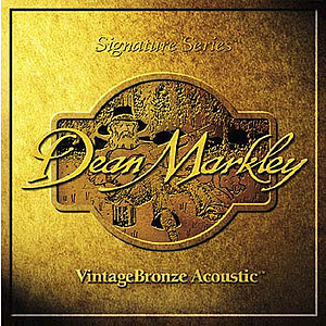 Dean Markley Bronze Acoustic Guitar Strings - Medium - 3 sets of strings