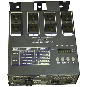 MBT DMX2X4 4-Channel DMX Dimmer Pack with 8 inputs