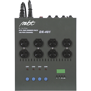 MBT 4-Channel DMX Dimmer Pack with 8 inputs