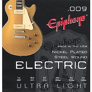 Epiphone Electric Guitar Strings - Ultra Light, 3 Sets