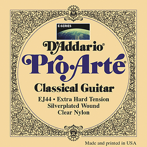 D'Addario EJ44 Pro-Arte Classical Nylon Guitar Strings - Extra Hard, 3 Sets