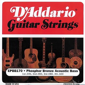 D'Addario 4-string Acoustic Bass Strings - 1 set