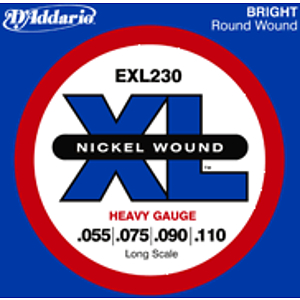 D'Addario EXL230 Nickel Round Wound Electric Bass Strings - Heavy