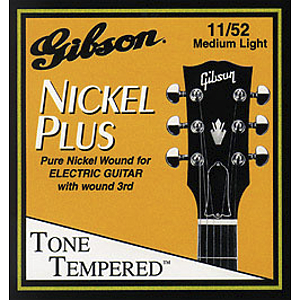 Gibson Nickel Plus Electric Guitar Strings - Light - Box of 12 sets