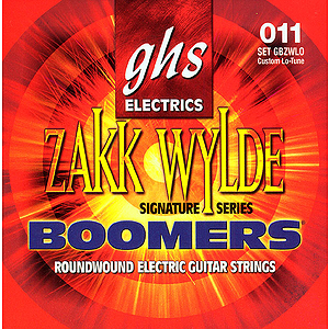 GHS Boomers Guitar Strings - Zakk Wylde Low, 3 sets of strings