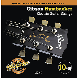 Gibson Humbucker Electric Guitar Strings - Light, 3 Sets