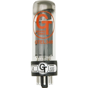 Groove Tubes Gold Series Gt-El34-R Matched Power Tubes Low (1-3 Gt Rating) Quartet