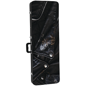 Kaces Grafix Hardshell Electric Guitar Case - Biker Jacket