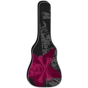 Grafix GXED3 Electric Guitar Bag - Decadent Skull
