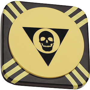 Kaces Grafix Practice Drum Pads - Hazard Print
