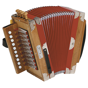 Hohner 3002 Ariette Cajun-Style Diatonic Accordion - Natural