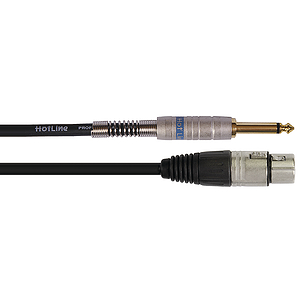 Hot Line 30' High Impedance Mic Cable - 1/4"-XLR