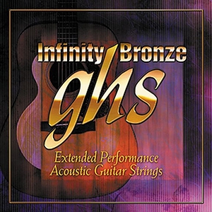 GHS IB20X Infinity Bronze Acoustic Guitar Strings - Extra Light Gauge - 3 Sets