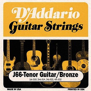 D'Addario J66 Tenor Guitar Strings - 3 Sets