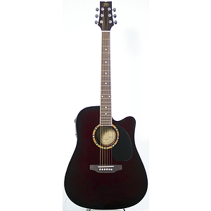JB Player JBEA25 Acoustic Electric Guitar - Walnut Finish