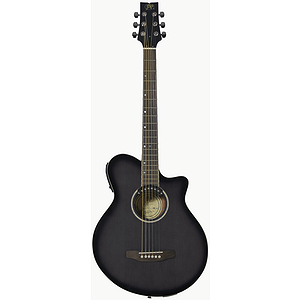 J.B. Player JBEA35BK Realm Series Acoustic-Electric Guitar - Black