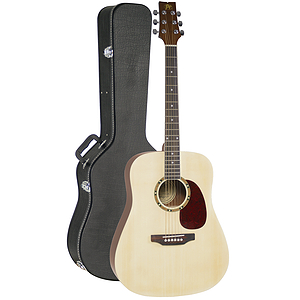 JB Player JBPGAC Acoustic Guitar With Case - Natural