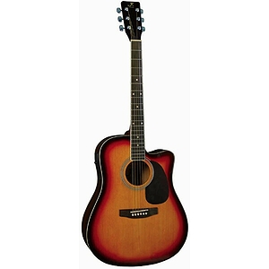 J. Reynolds 70 Dreadnought Guitar - Sunburst