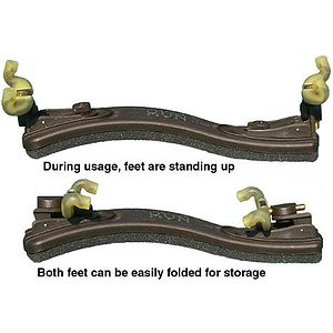 Kun Collapsible Violin Shoulder Rest - 1/4-1/8 size