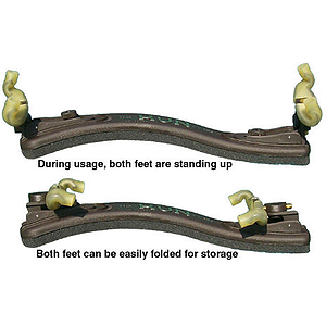 Kun Collapsible Violin Shoulder Rest - 1/2-3/4 size