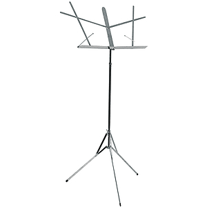Chrome-plated folding music stand - standard