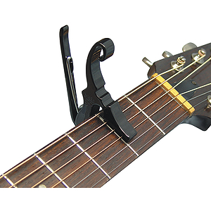 Kyser Shortcut Quick-Change Capo - 3-string capo, Black