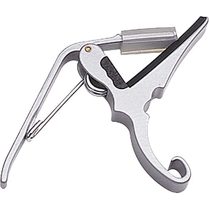 Kyser Quick-Change Capo - 6-string Acoustic - Silver