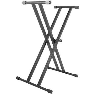 On-Stage Stands Lok-Tight Classic Double X Keyboard Stand