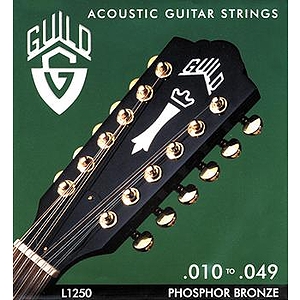 Guild® L1250 12-string Acoustic Guitar Strings - Light, 3 Sets