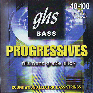 GHS L8000 Progressives Electric Bass Guitar Strings - Light Gauge