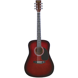 Lauren Beginner Dreadnought Guitar - Brownburst