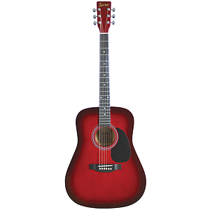 Lauren Beginner Dreadnought Guitar - Redburst