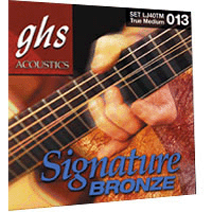 GHS LJ20X Signature Bronze - Laurence Juber Acoustic Guitar Strings - Extra Light Gauge - 3 Sets