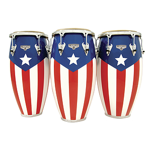 Latin Percussion M752S-PR Matador Conga - Puerto Rican Flag