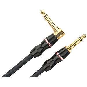 Monster Bass Instrument Cable - 21' angled to straight 1/4" plugs