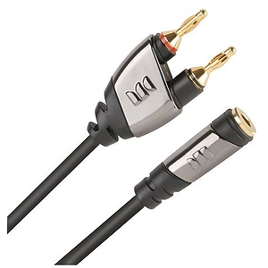 Monster CableLinks Single Cable Adapter - Mono Bananas to 1/4" Mono Female