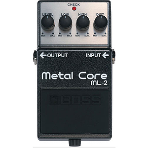 Boss ML2 Metal Core Distortion Effects Pedal
