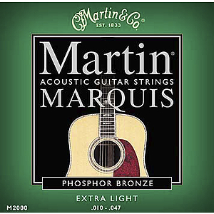 Martin Marquis 92/8 Phosphor Bronze Extra Light Acoustic Guitar Strings - Box of 12 sets