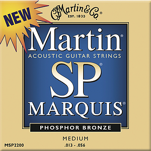 Martin Marquis 92/8 Phosphor Bronze Medium Acoustic Guitar Strings - Box of 12 sets
