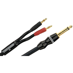 Monster Performer 500 Speaker Cable - 50' straight 1/4" plug to dual banana