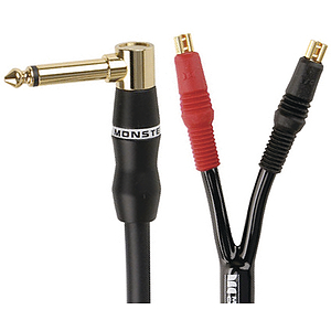 Monster Performer 500 Combo Amp Speaker Cable - 1/4" to FastOn plugs