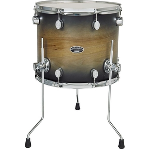 Pacific Drums FS 14" x 16" Floor Tom - Natural to Charcoal