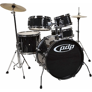 Pacific Drums 5-piece Junior Drumset w/cymbals - Black