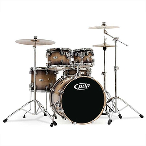 Pacific Drums M5 5-Piece Shell Set - Natural to Charcoal