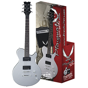 Dean Playmate EVO Electric Guitar Package - Metallic Silver