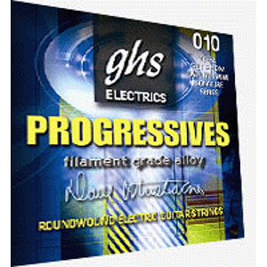 GHS Progressives Guitar Strings - Light, 3 sets of strings