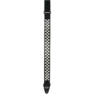 LM PS201CK 2" Studded Checkered Guitar Strap