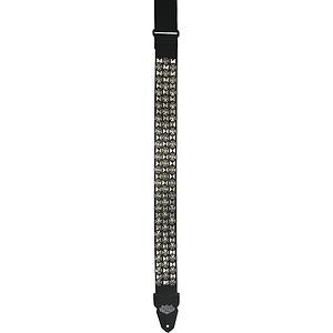 LM PS201IC 2" Studded Iron Cross Guitar Strap